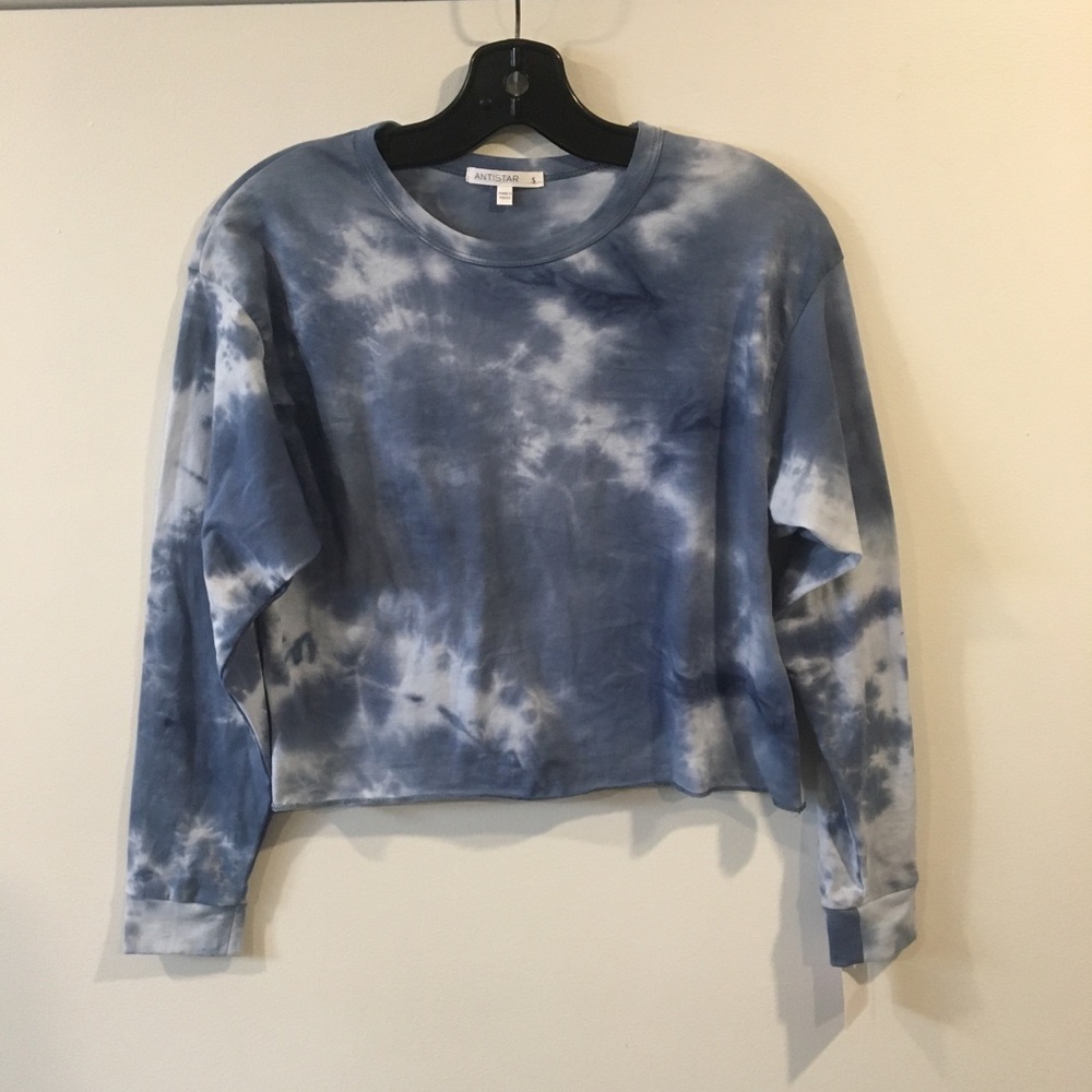 ANTISTAR Tie-dye FASHION Long Crop Top Size S